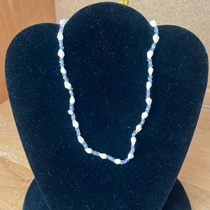 Vintage Puka Shell Choker - light pink